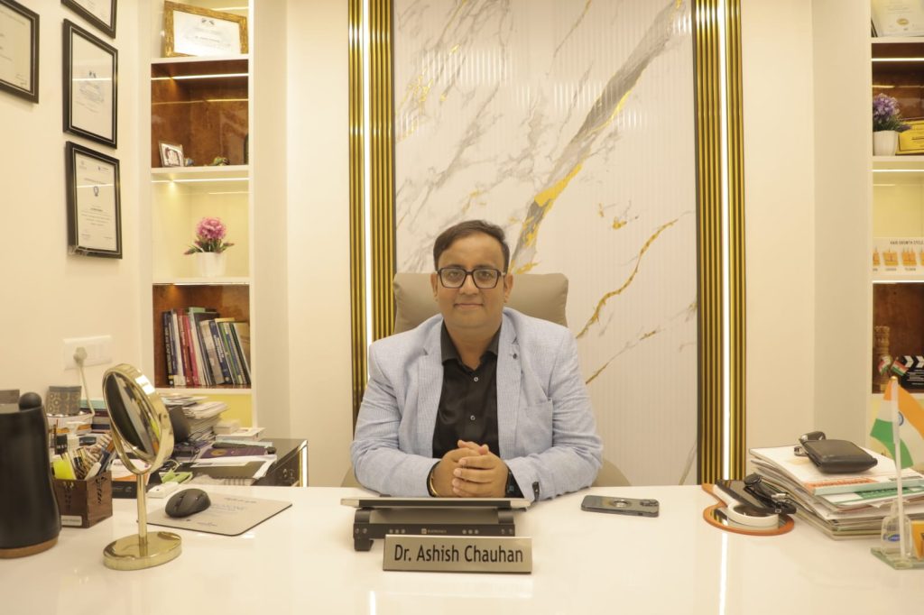 Dr. Ashish Chauhan – trusted skin specialist in Ghaziabad at Renaissance Cosmetic Clinic, Indirapuram