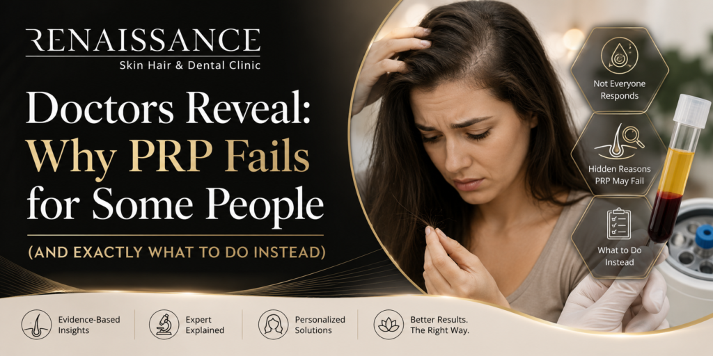 Why PRP Fails for Some People - PRP Treatment at Renaissance Clinic India Ghaziabad