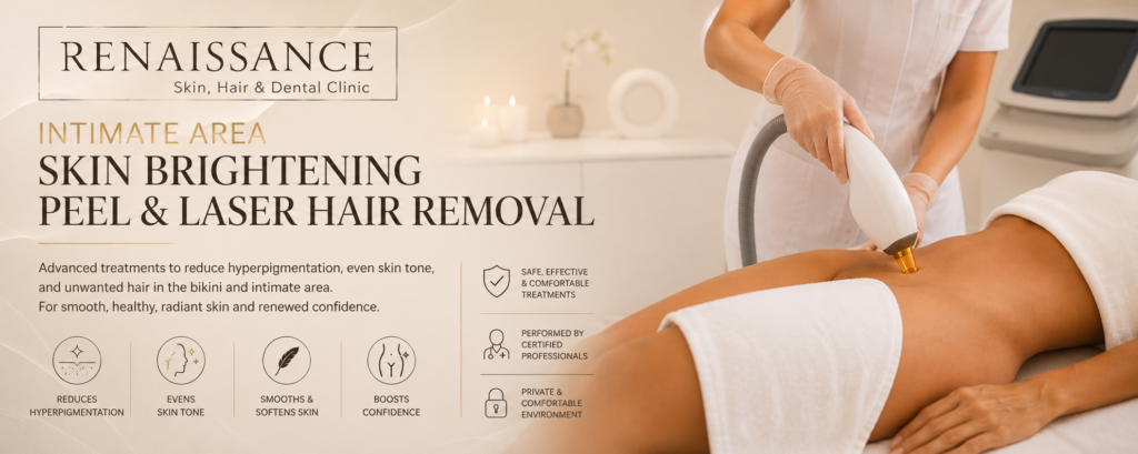 skin brightening and laser hair removal