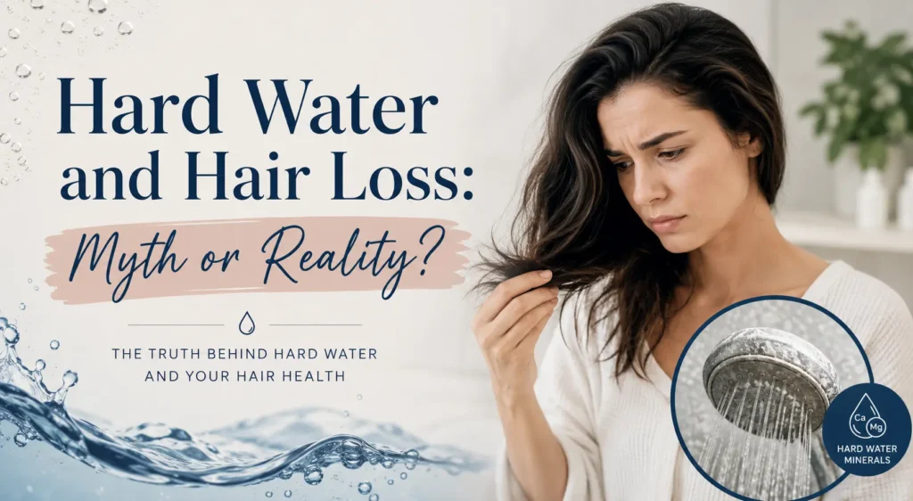 Does hard water cause hair loss? Hard water damage and hair breakage