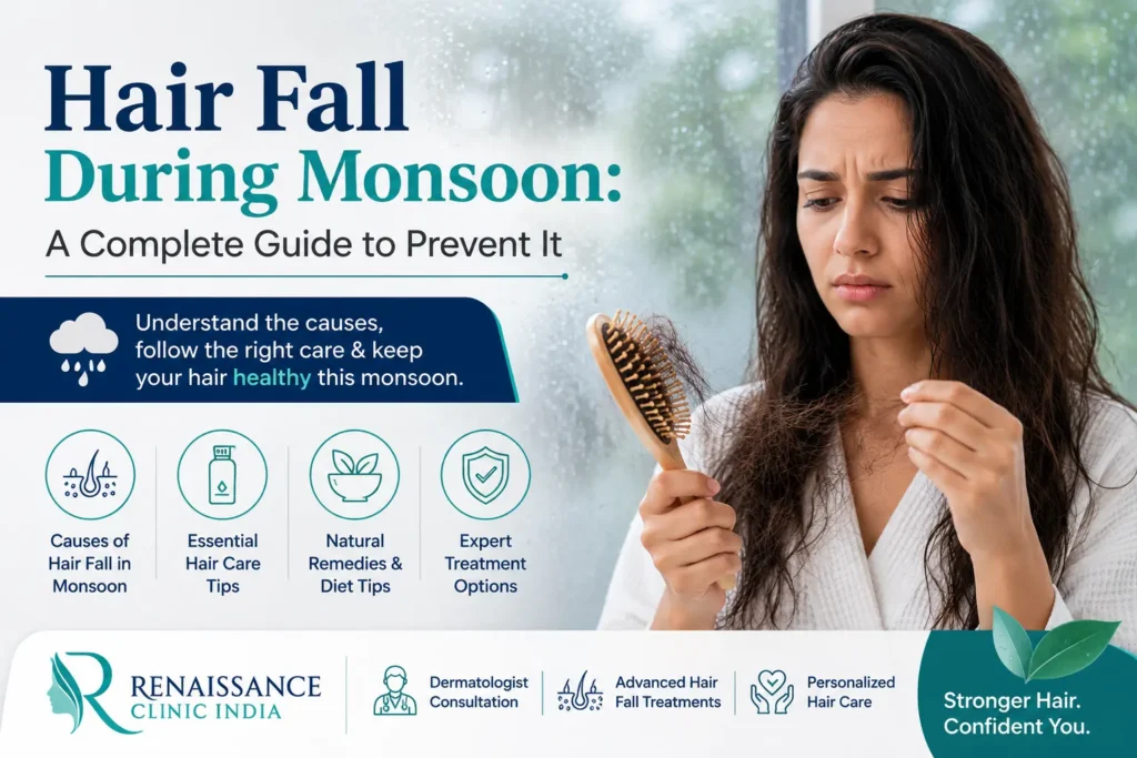 preventing hair fall during monsoon rainy season hair care