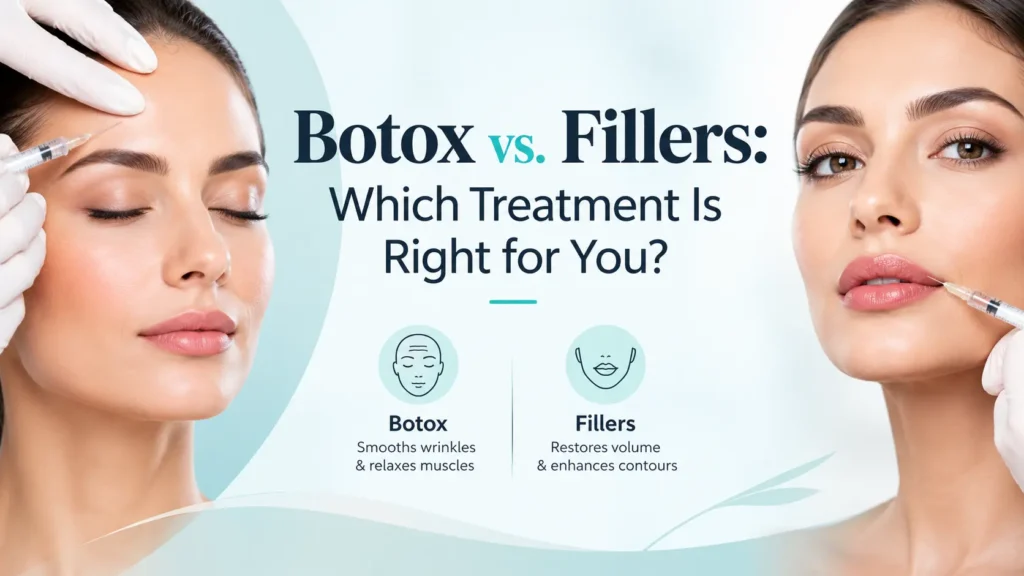 Botox vs fillers comparison for facial rejuvenation at Renaissance Clinic Ghaziabad