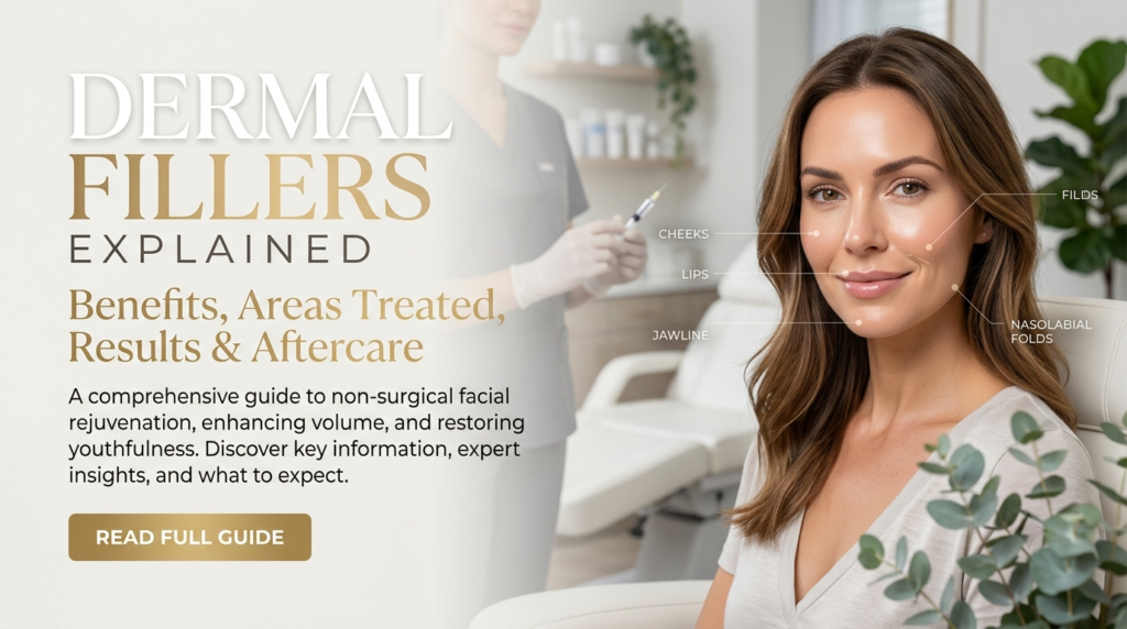 Dermal fillers treatment in Ghaziabad at Renaissance Clinic India, doctor assessing a patient's face before filler injection