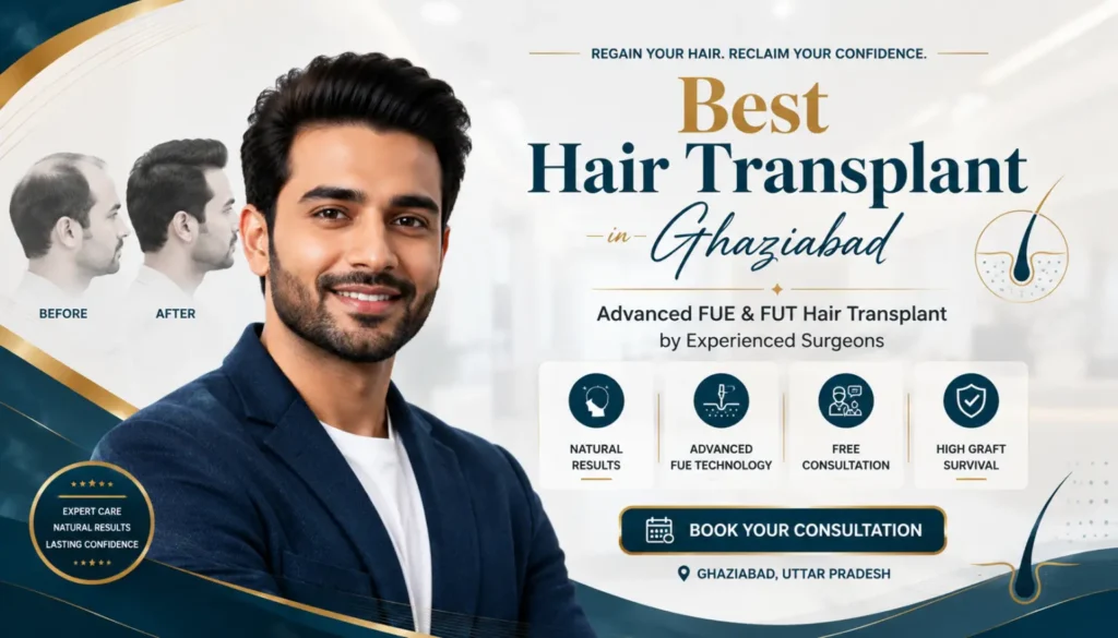 Hair transplant in Ghaziabad at Renaissance Clinic India